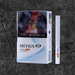 Сигареты Мевиус ЛСС Винд Блю 4 (MEVIUS LSS Wind Blue 4) раздвижная пачка
